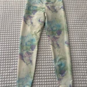 Petite High Waisted Watercolor Leggings